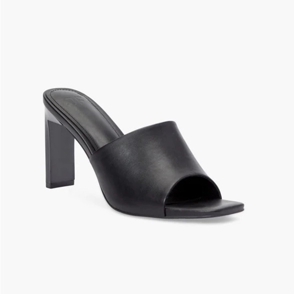 Black Open Toe Heels Just Fab Size 12